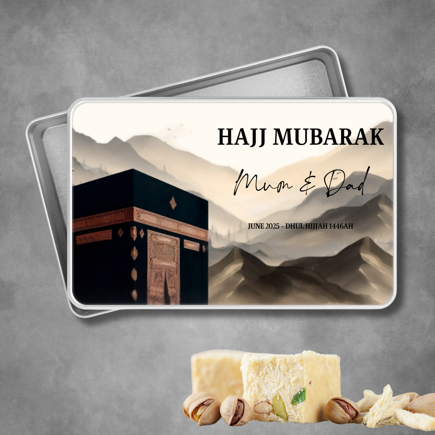 Mountain Sands Chocolate/Methai Metal Tin