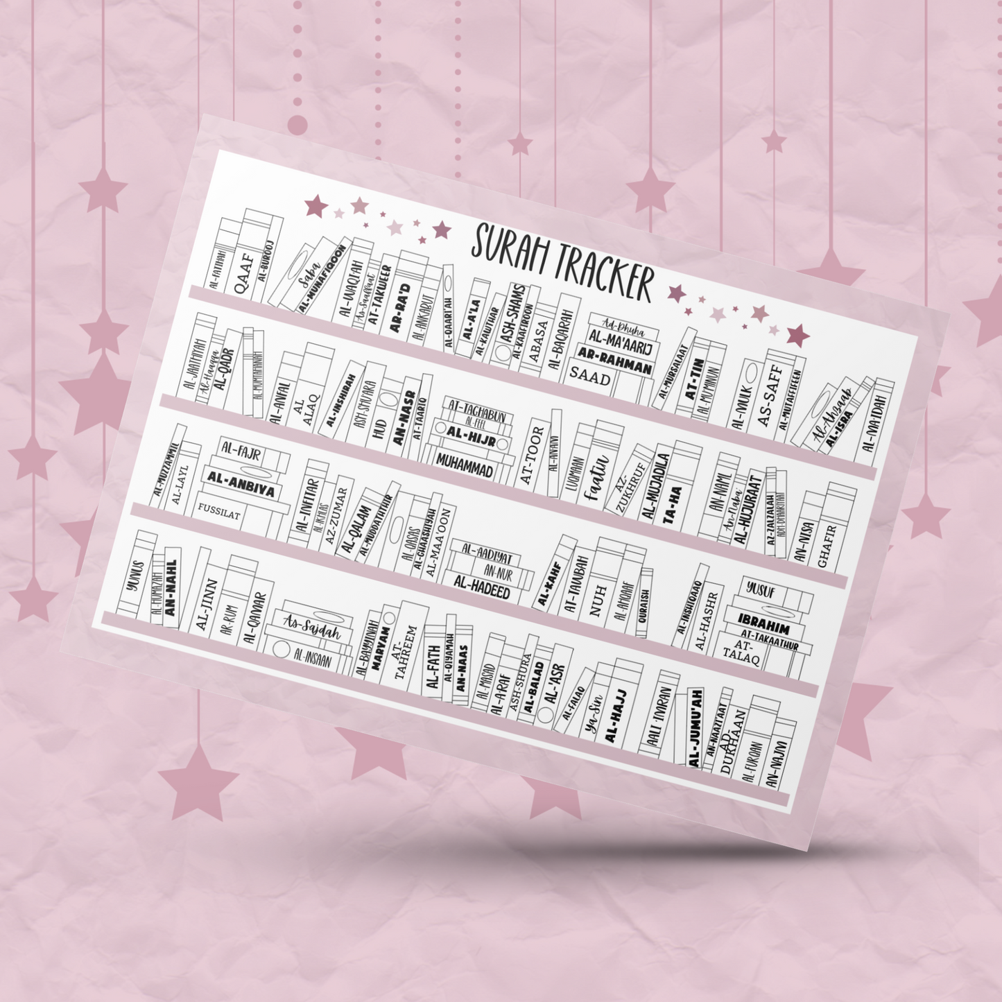 Colour in Surah Tracker My Store