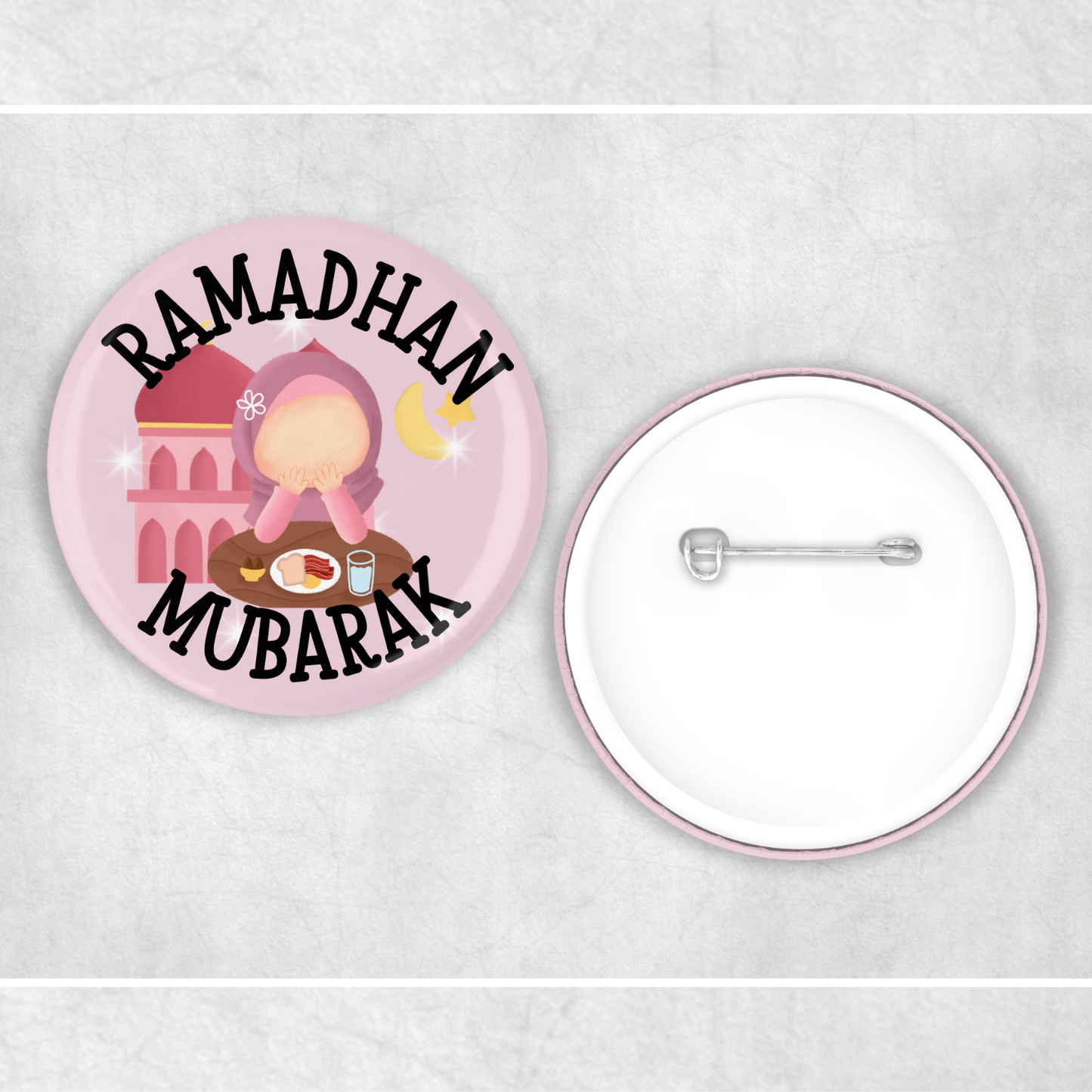 Ramadan Mubarak Badge 3x Designs
