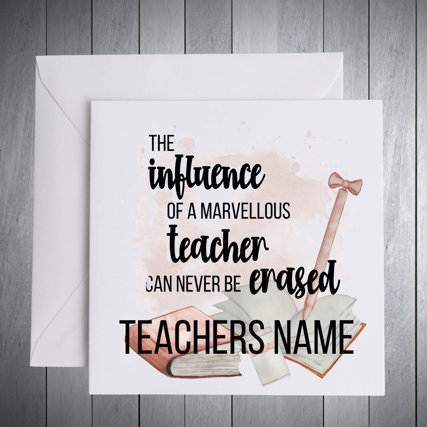 Teachers Influence Teacher Gifts