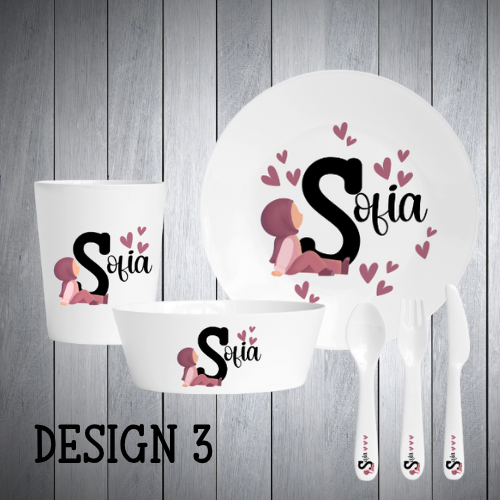 Childrens Personalised Dinnerware
