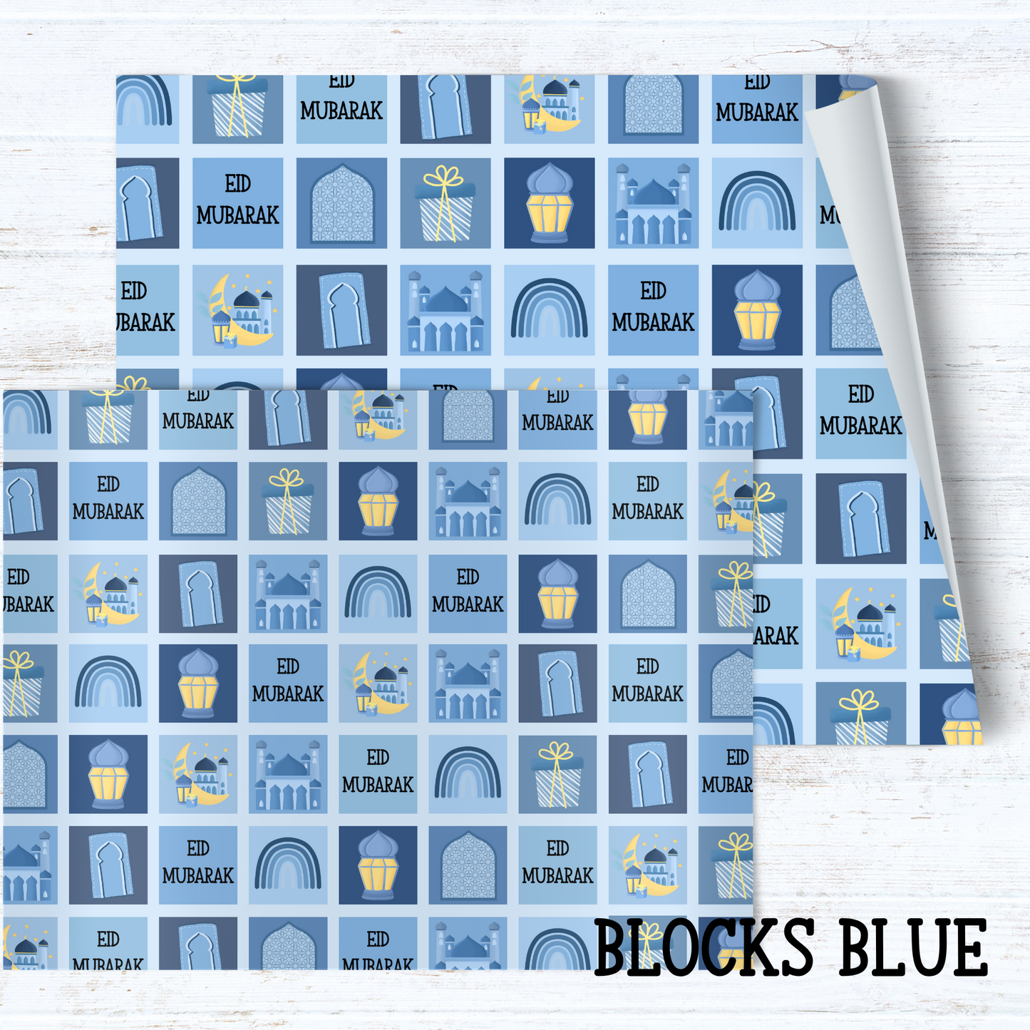 Eid Objects Wrapping Paper