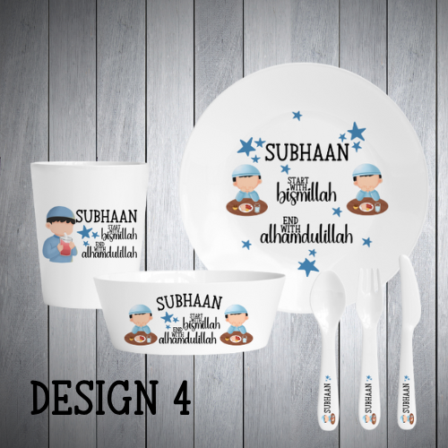 Childrens Personalised Dinnerware