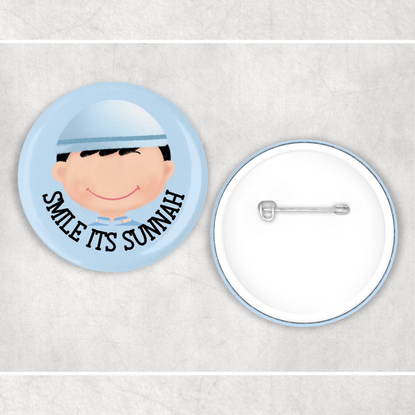 Smile Its Sunnah Badge My Store
