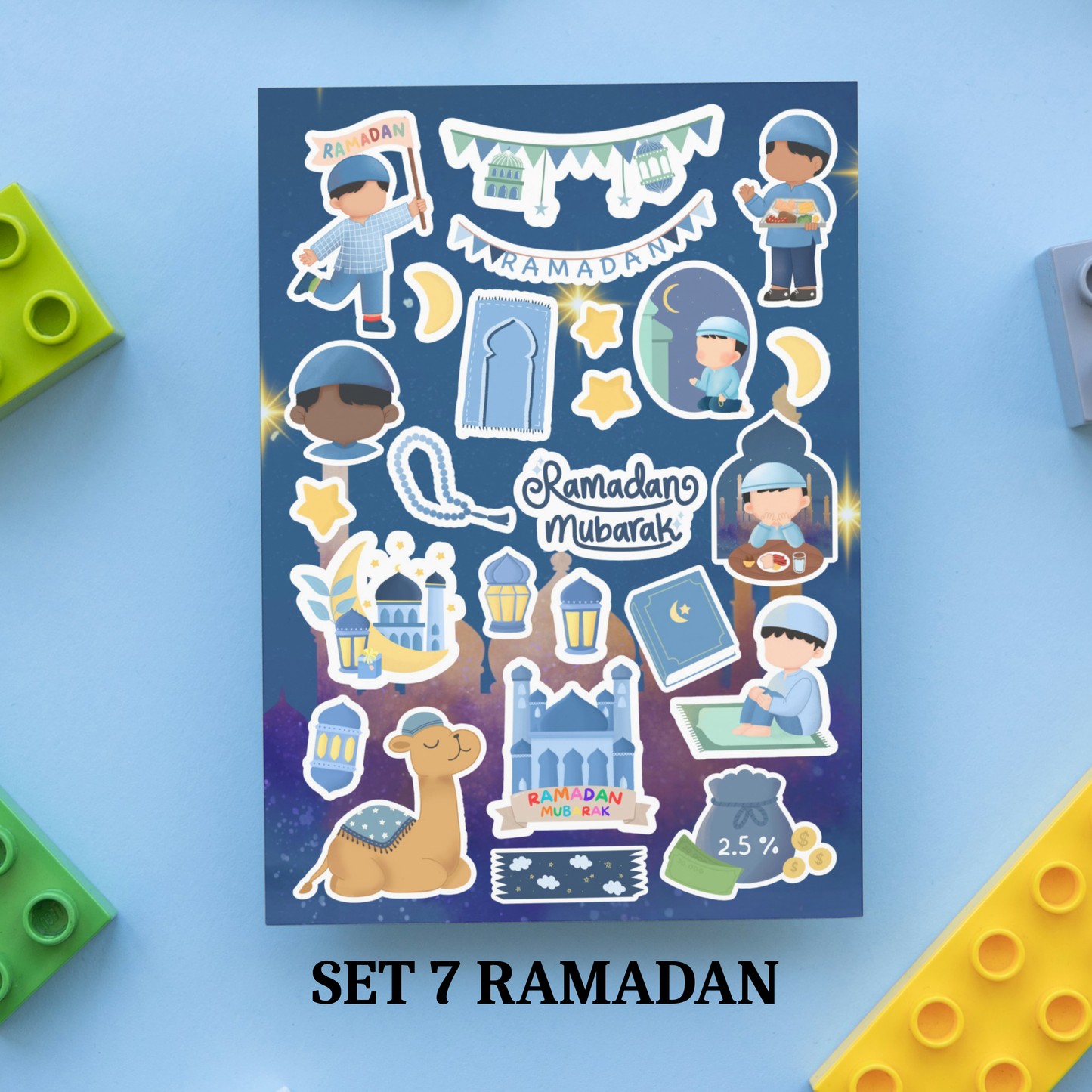 NEW FOR 2026 Mini Muslims Ramadan Sticker Sheet My Store