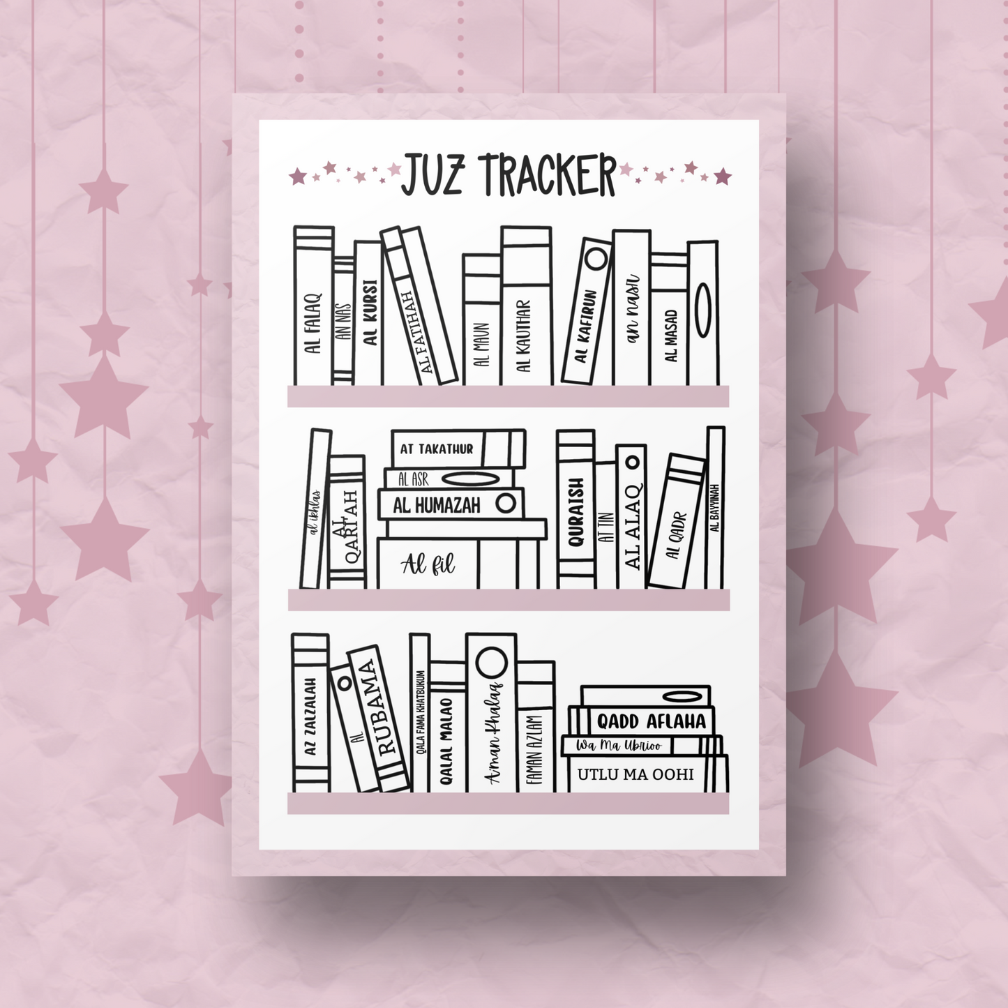 Colour in Juz Tracker My Store