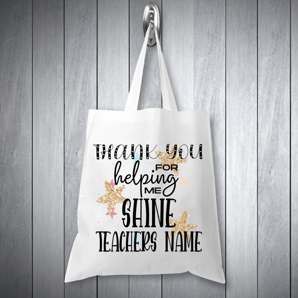 Thank you for making me shine Teacher Gifts