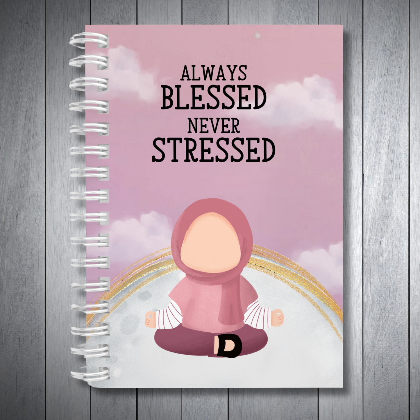 Blessed Never Stressed Notebook