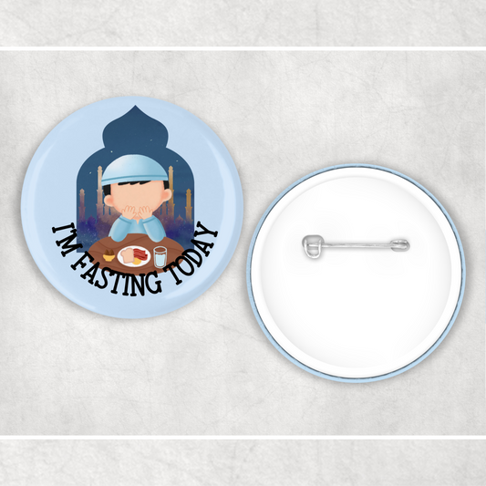I'm fasting today Badge 2 X Designs My Store
