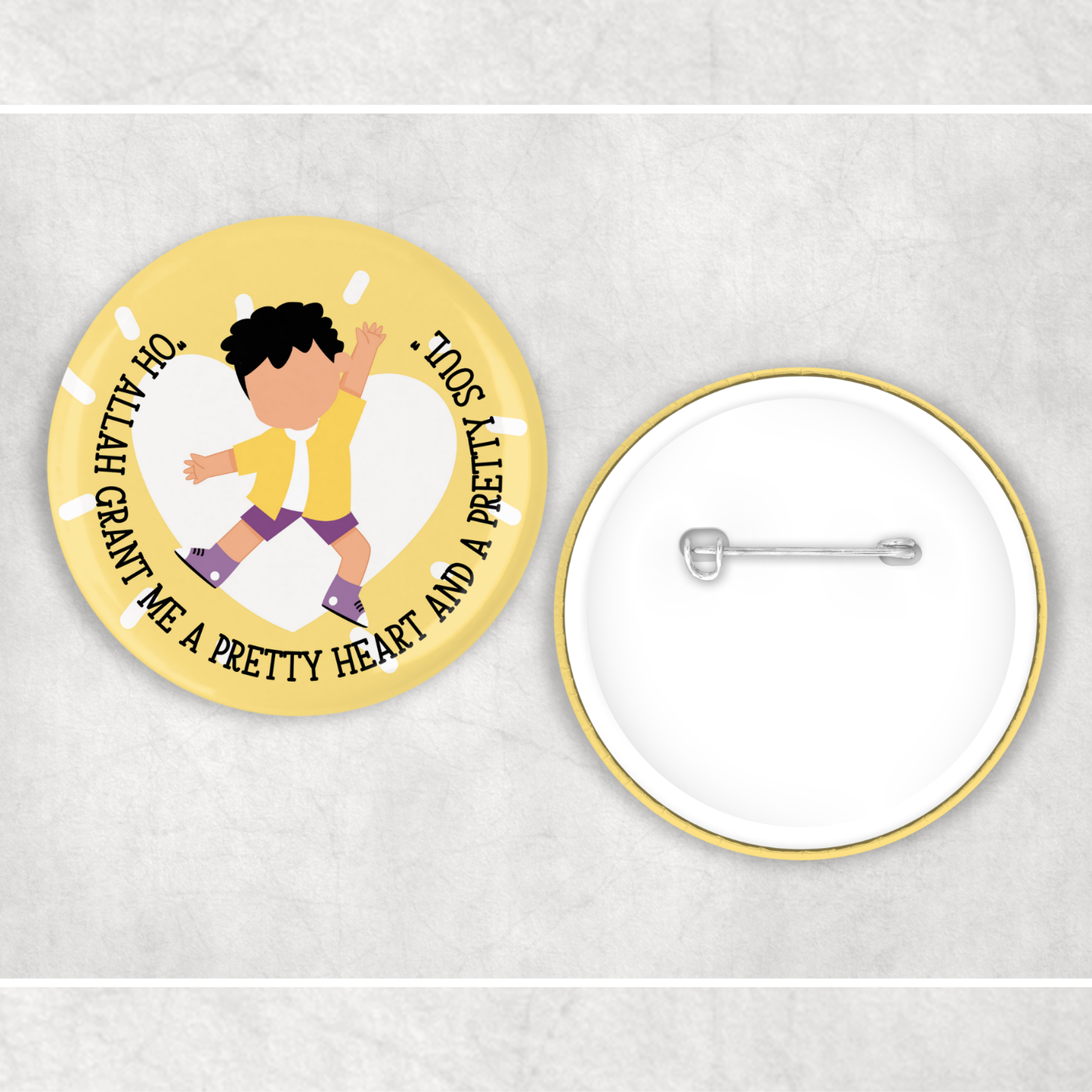 Pretty Heart Pretty Soul Badge My Store