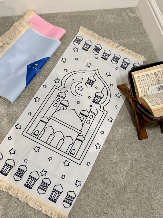 NEW FOR 2026 Children's Colour In Prayer Mat NouNou and Me