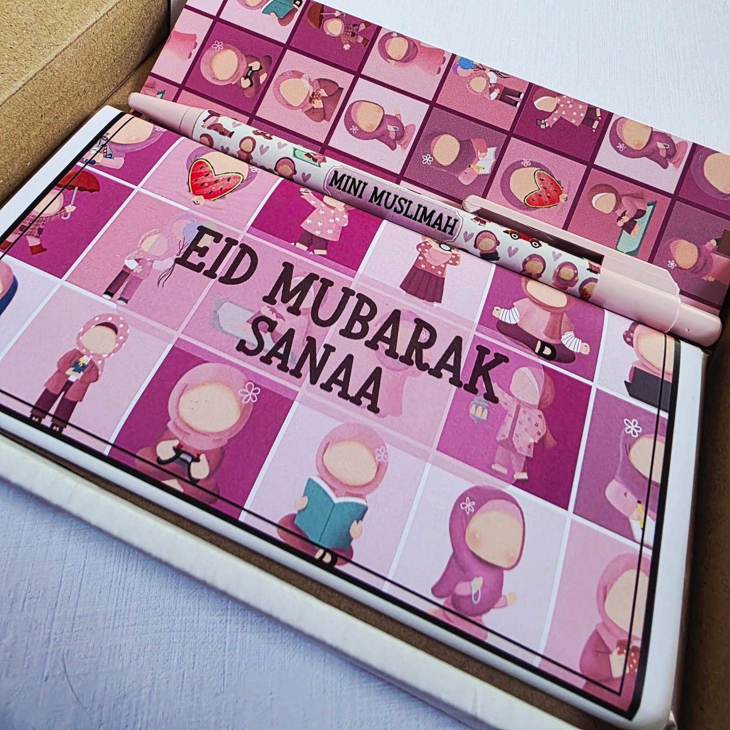 Eid Chocolate Pen & Bookmark Set