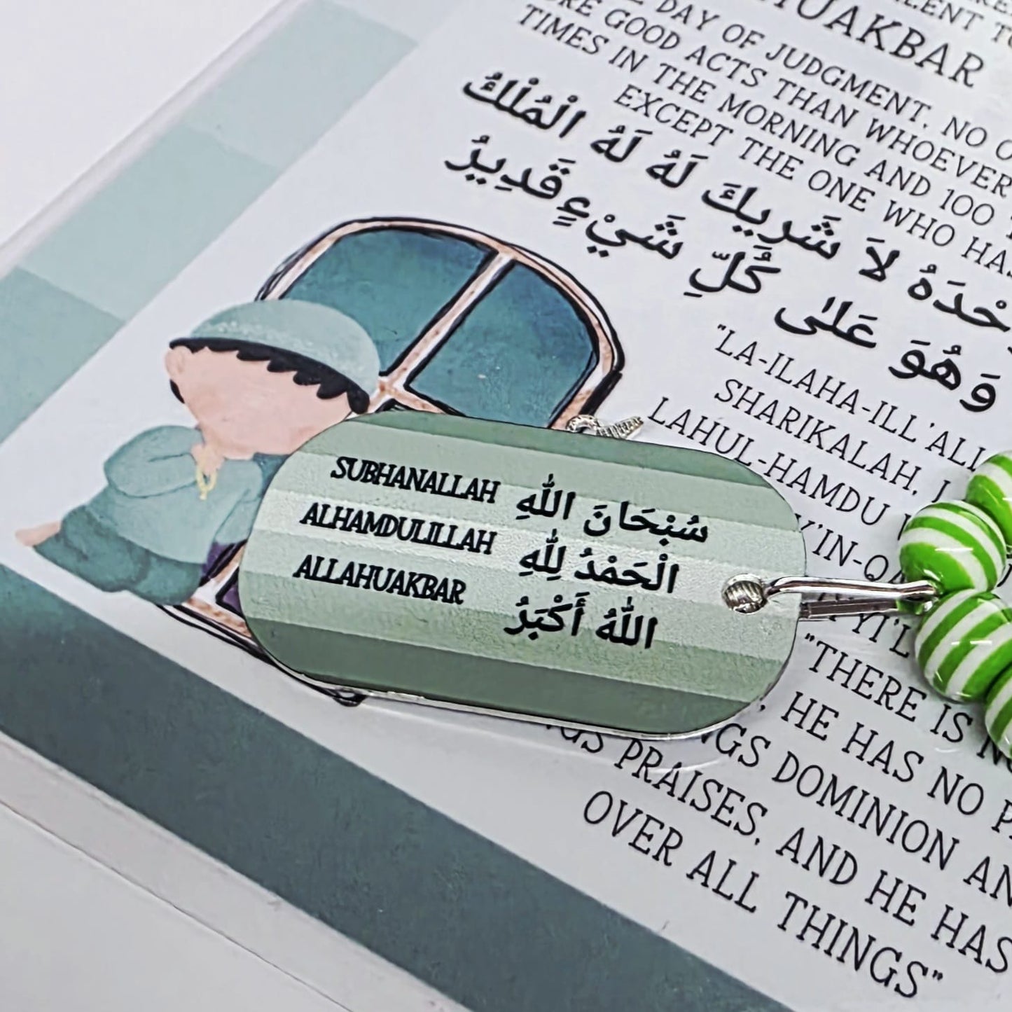 Children's Personalised Stripe Tasbih My Store
