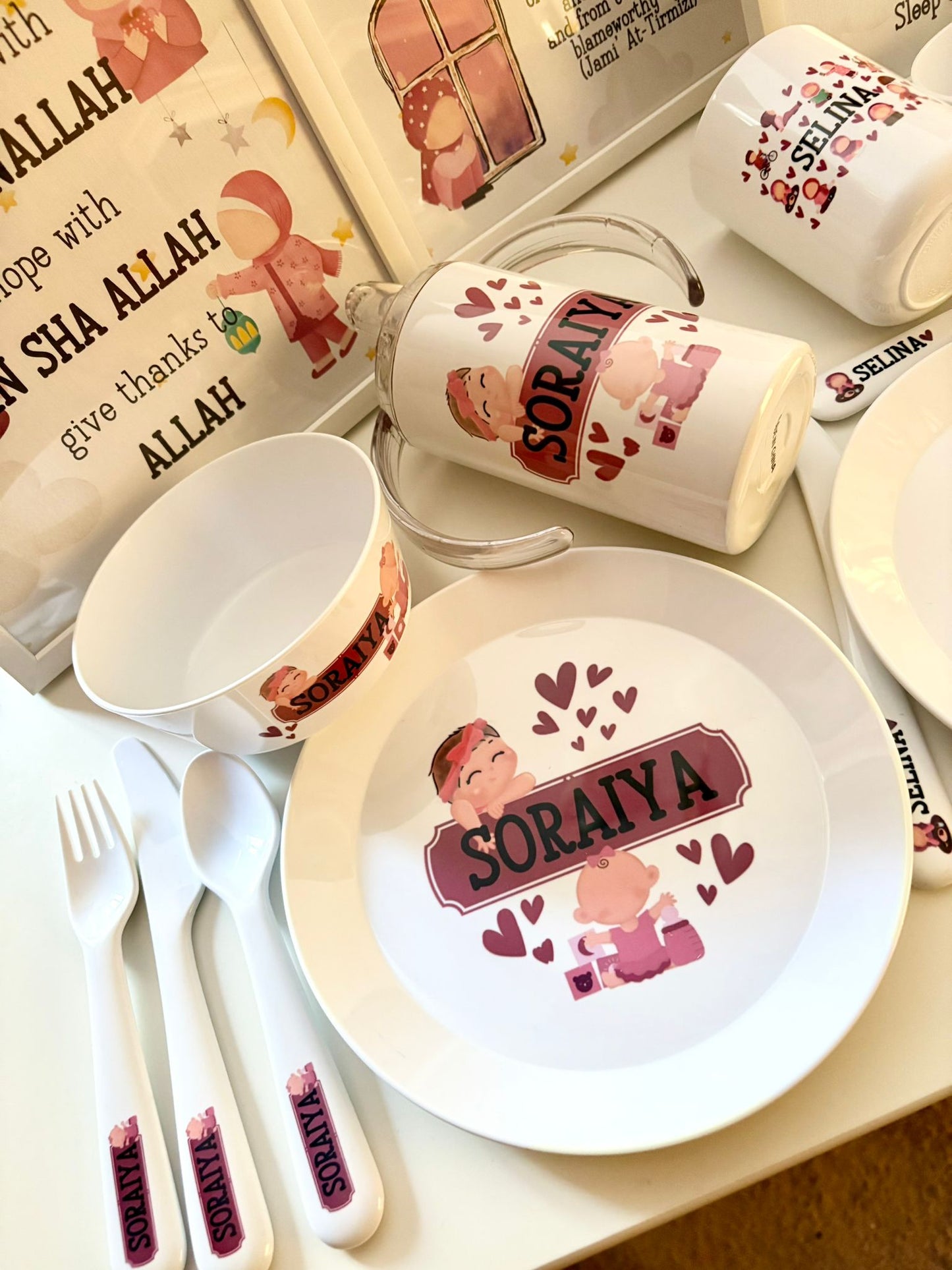 Childrens Personalised Dinnerware