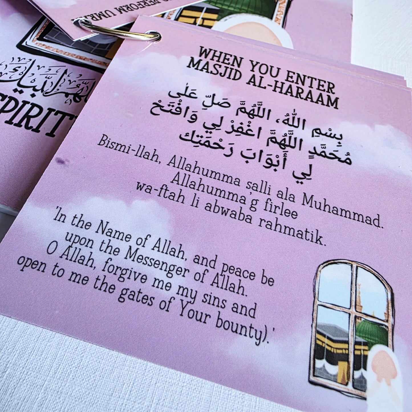 Children's Umrah Dua Card Set