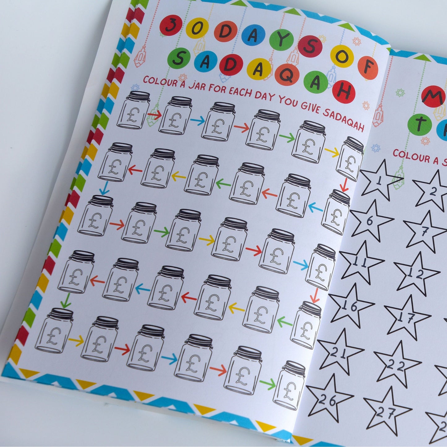 Islamic childrens ramadan journal, planner, eid gift