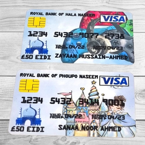 Children's Money Bank Card - Gifting - Birthday - Eid - Christmas My Store