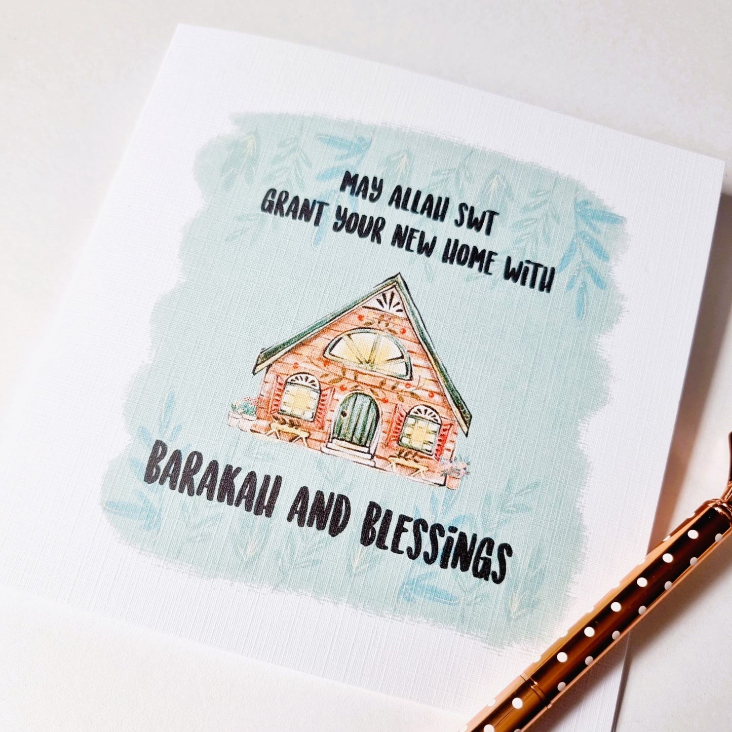 New Home Greetings Card - Islamic cards - blank cards My Store