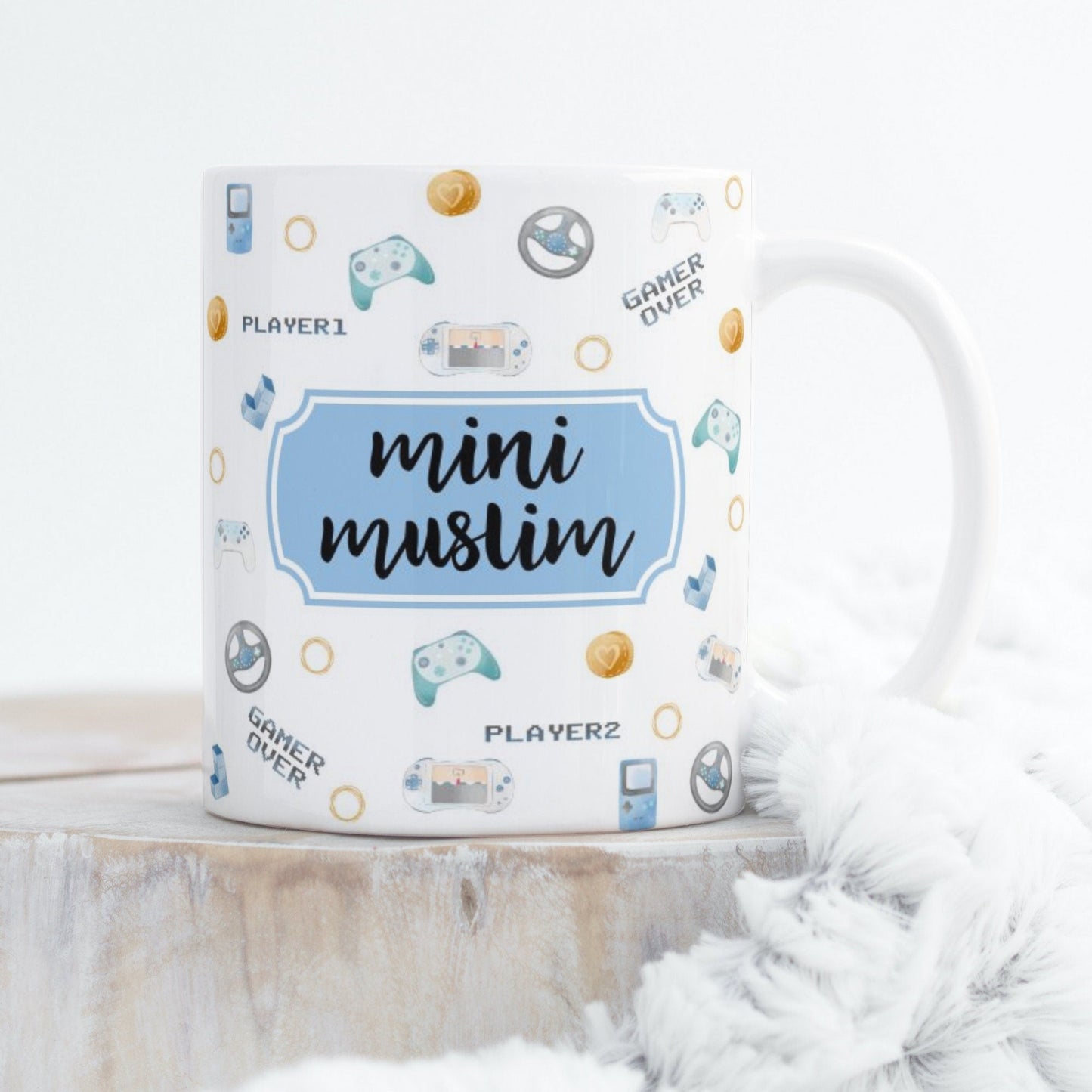 Blue Mini Muslim Mug - 11oz and 6oz - birthday gifts My Store