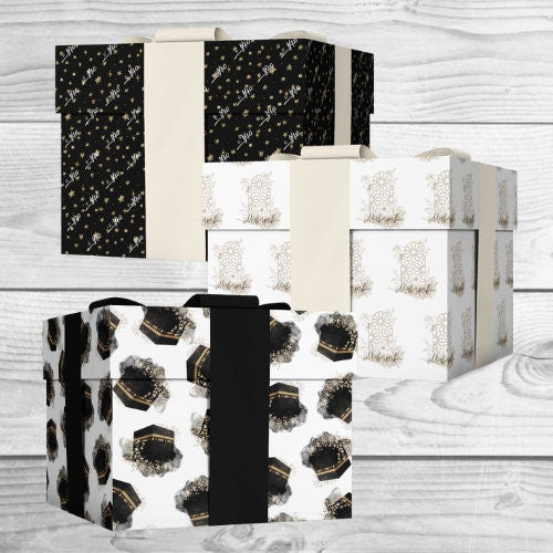Eid Hajj Umrah Kaaba Celebration Wrapping Paper Muslim Gift Ramadan Kareem