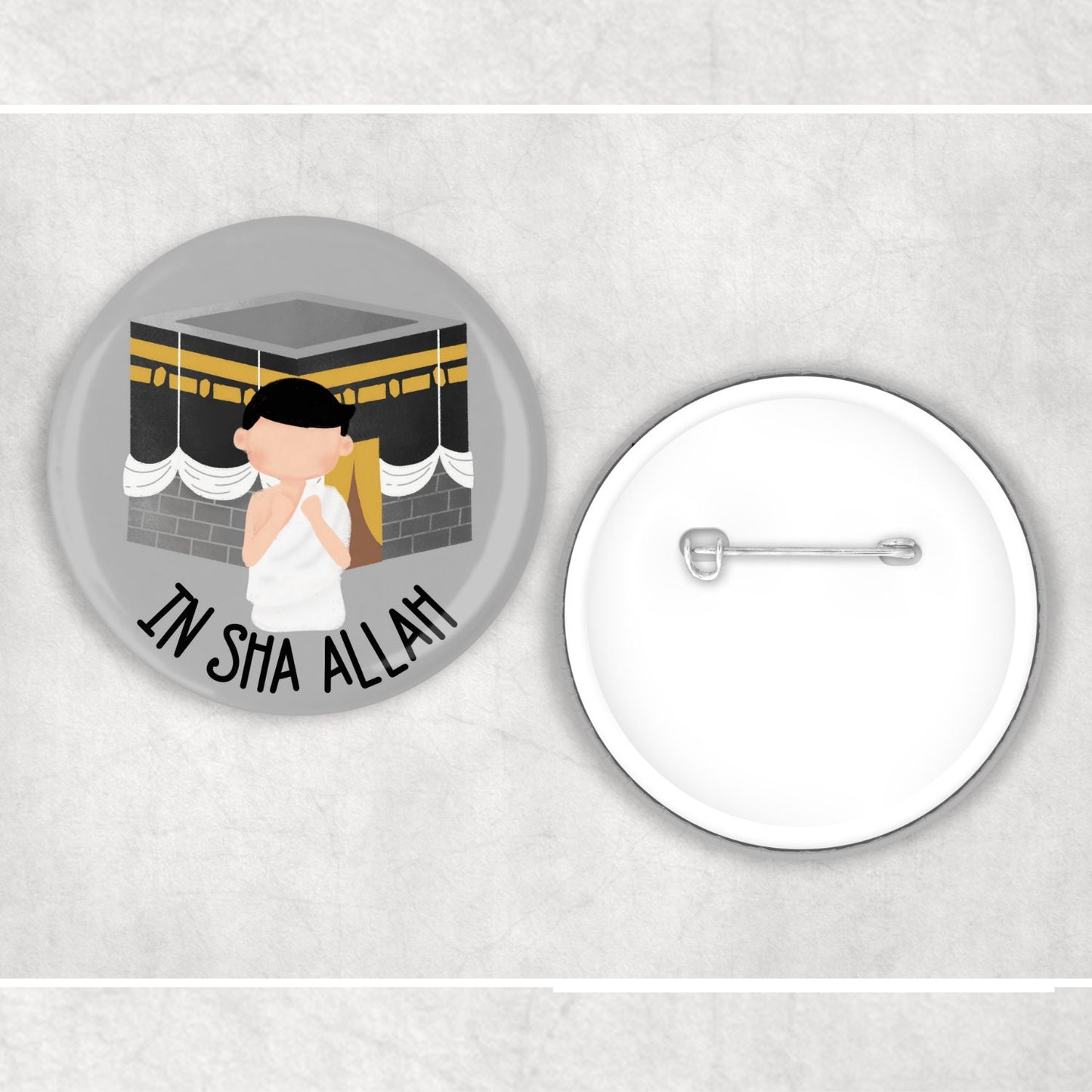 Children's Islamic Kaaba Badge Muslim Gifts - Muslim Pin Badges - Ramadan Eid Gifts - Islamic Gifts