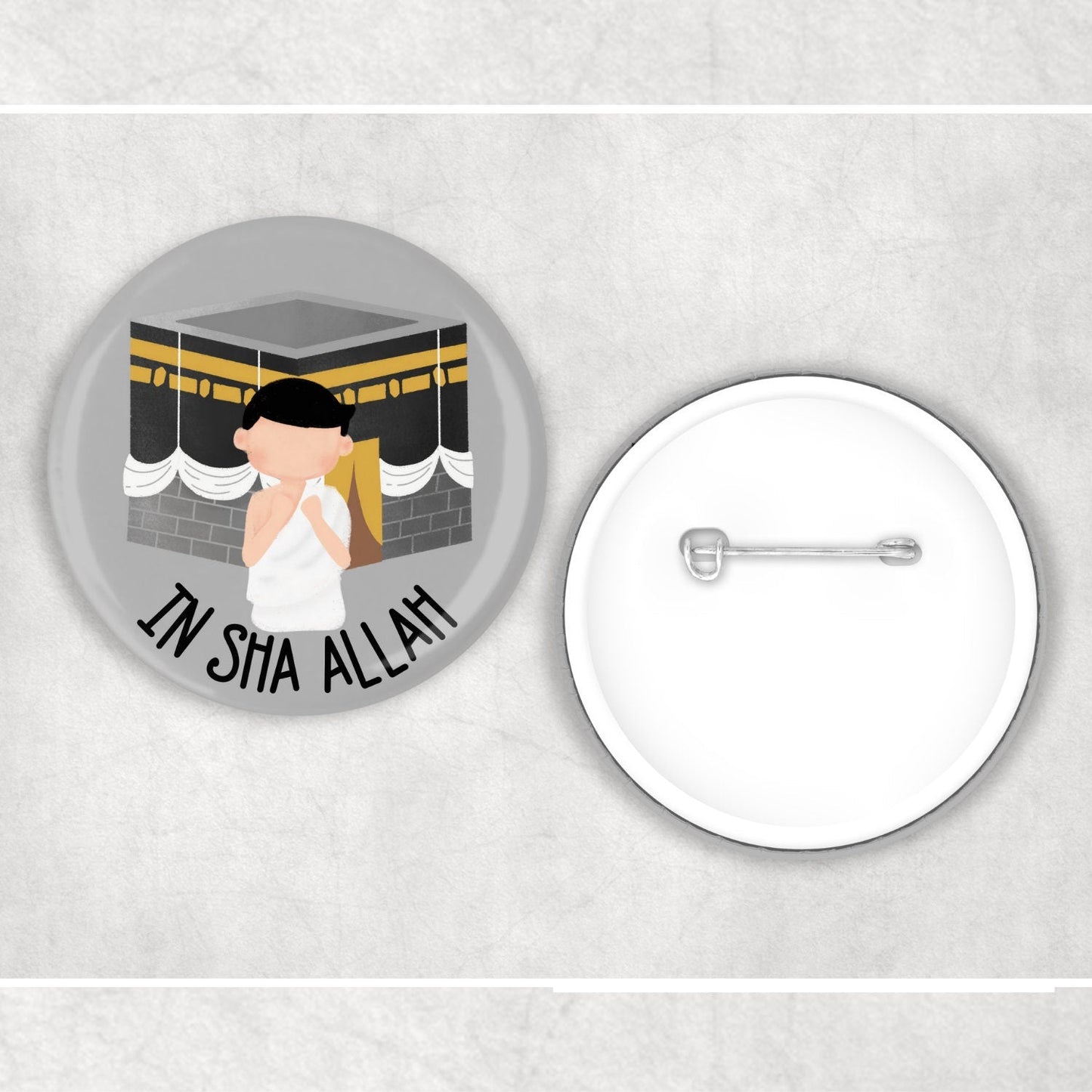 Children's Islamic Kaaba Badge Muslim Gifts - Muslim Pin Badges - Ramadan Eid Gifts - Islamic Gifts My Store