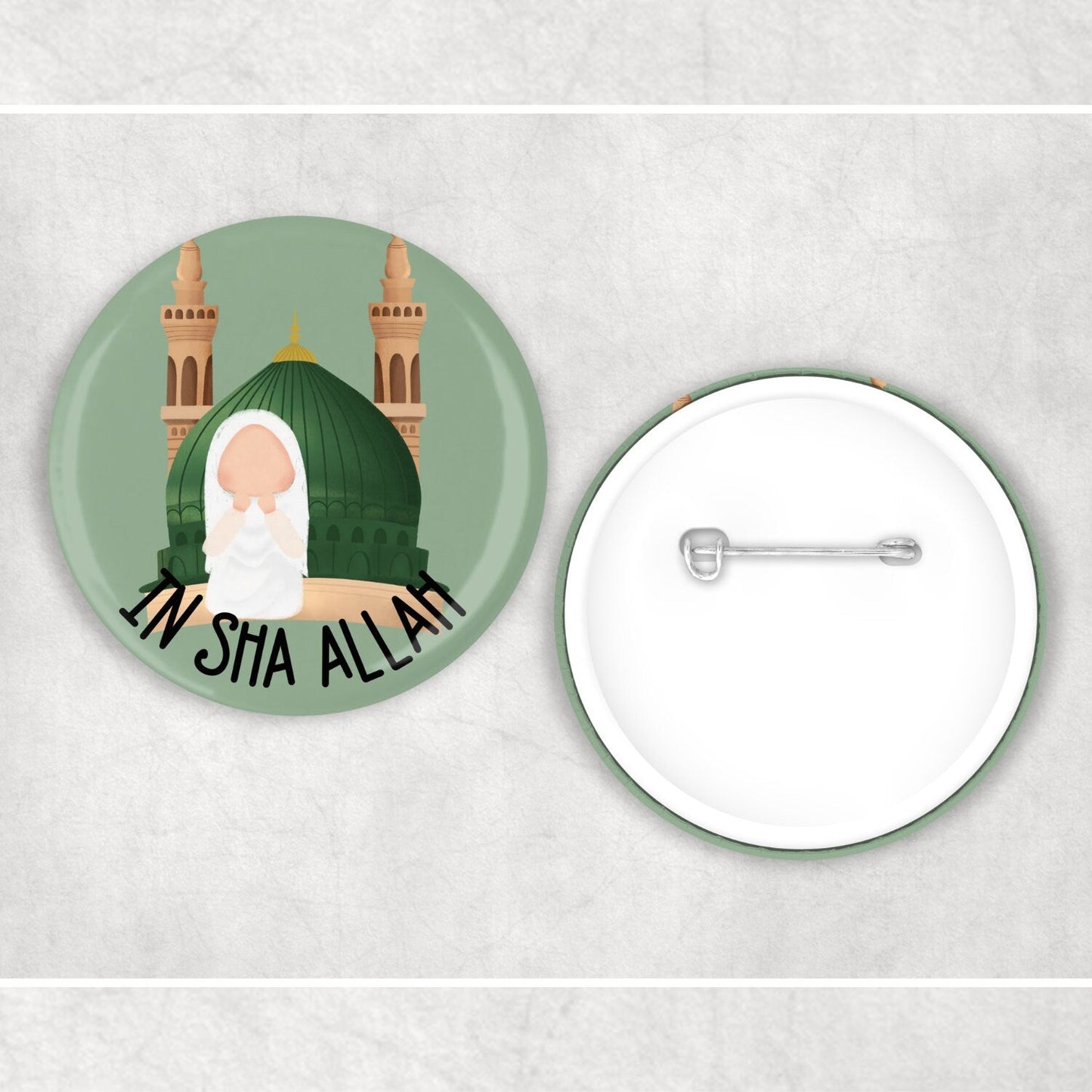 Children's Islamic Medina Badge Muslim Gifts - Muslim Pin Badges - Ramadan Eid Gifts - Islamic Gifts My Store