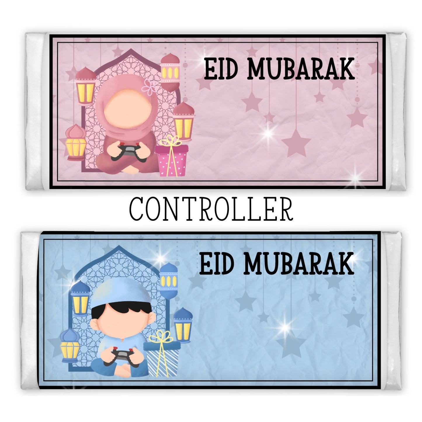Personalised Eid Milk Chocolate Bar