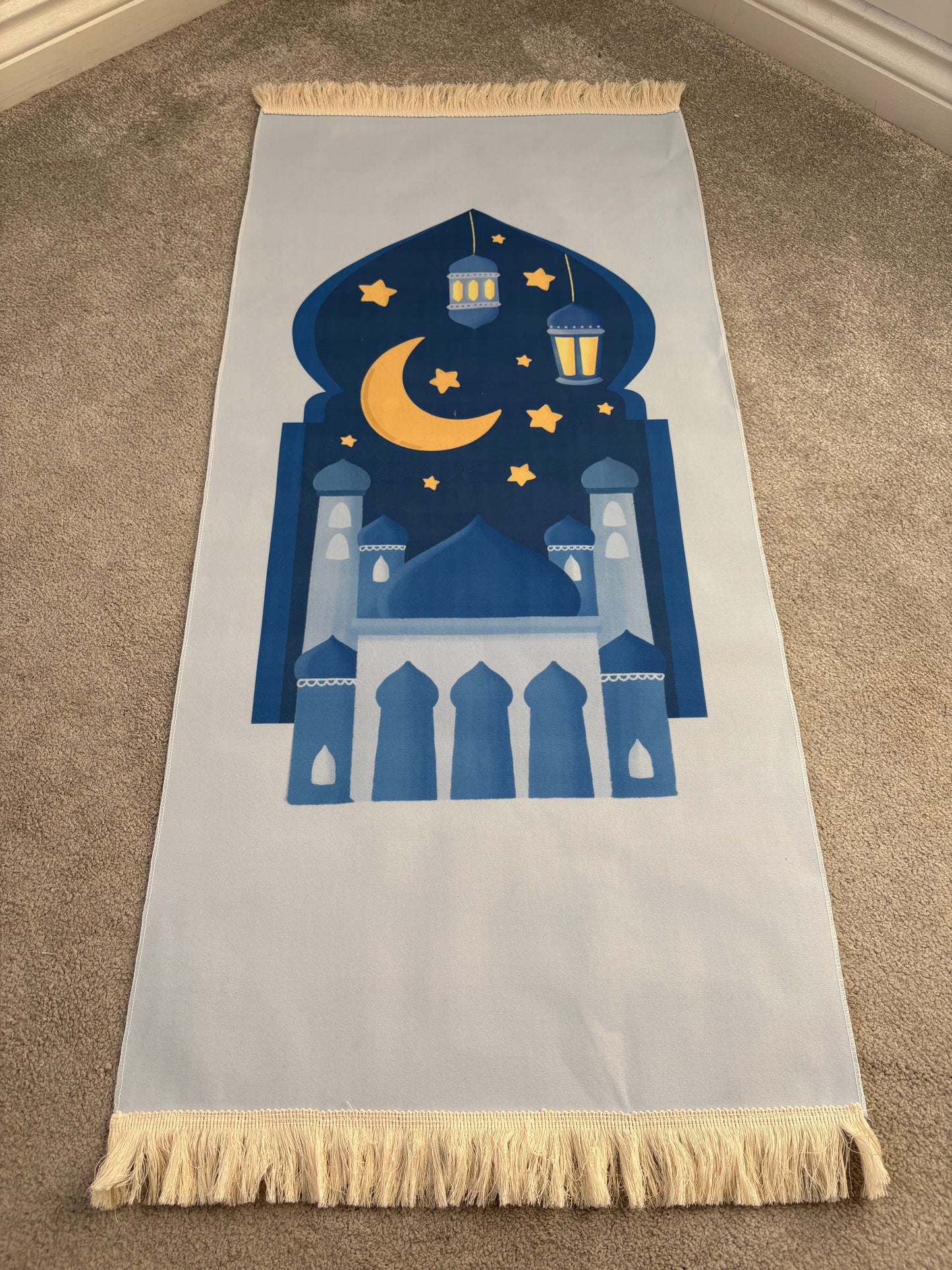 NEW FOR 2026 Children's Mosque Salah Prayer Mat NouNou and Me