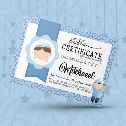 Wudu Certificate