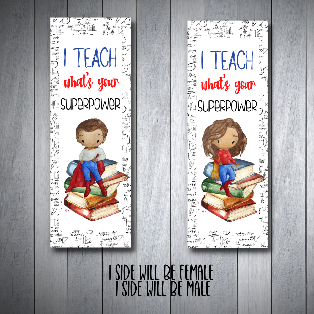 I Teach What's Your Super Power Teacher Gifts My Store