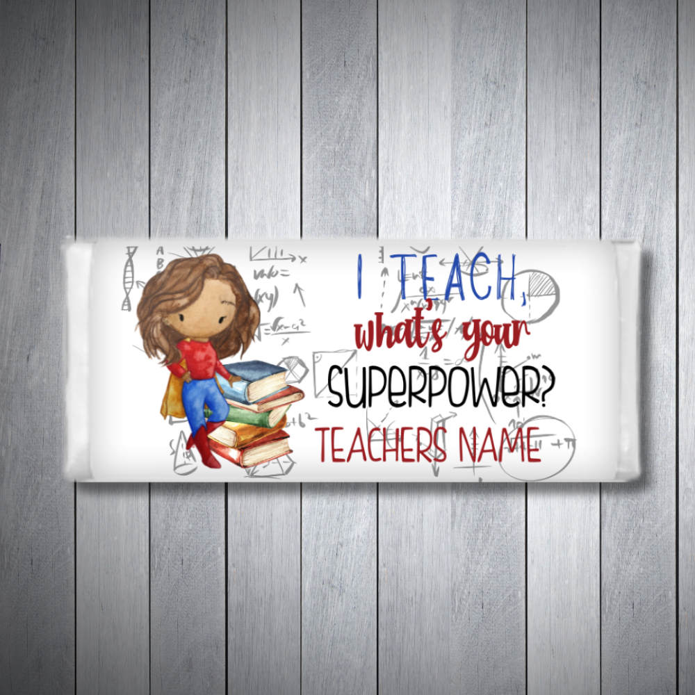 I Teach What's Your Super Power Teacher Gifts My Store