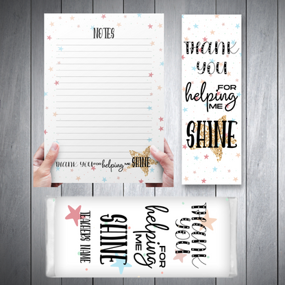 Thank you for making me shine Teacher Gifts My Store