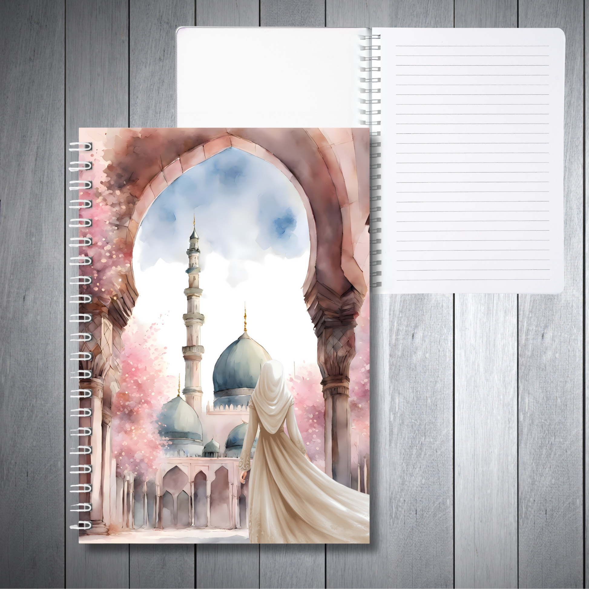 Hijabis In The City Spiral Notebook NouNou and Me