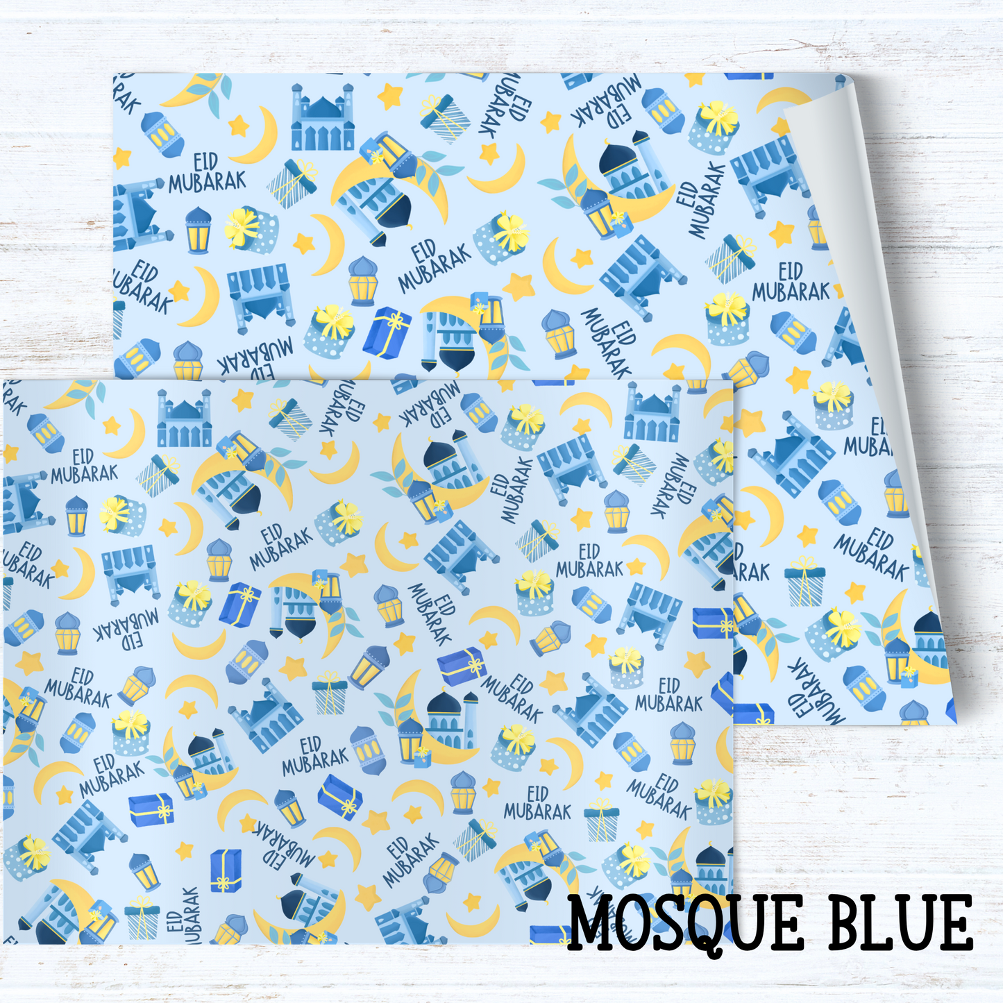 Eid Kids Mosque & Moon Wrapping Paper