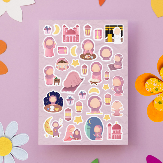 Girls 5 Pillars Sticker Sheet