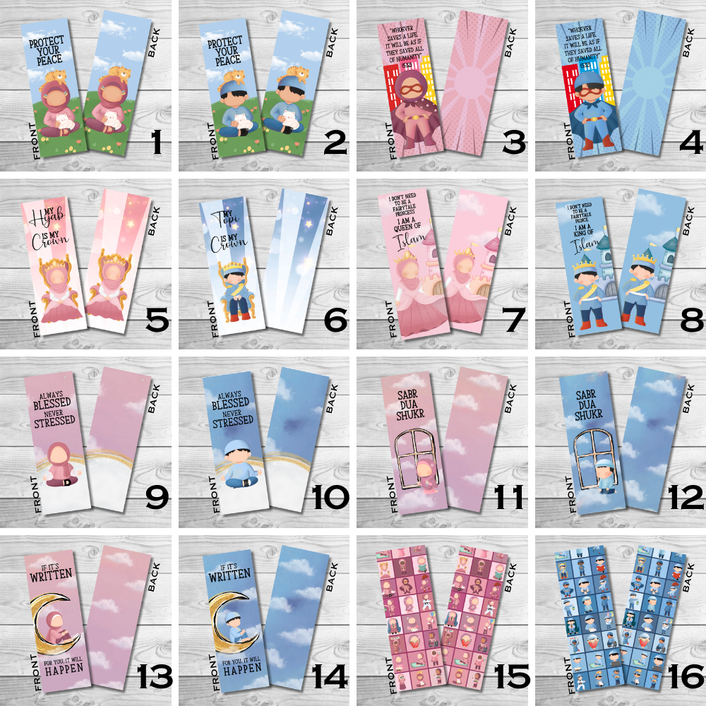Children's Islamic Bookmarks