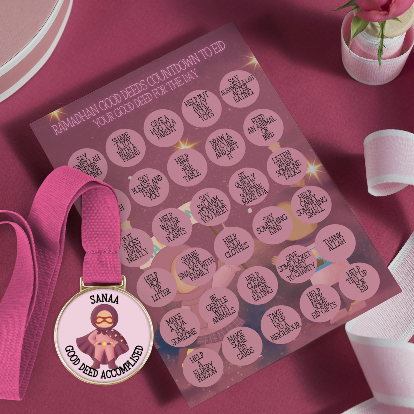 NEW FOR 2026 Infant Ramadan Good Deed Trackers