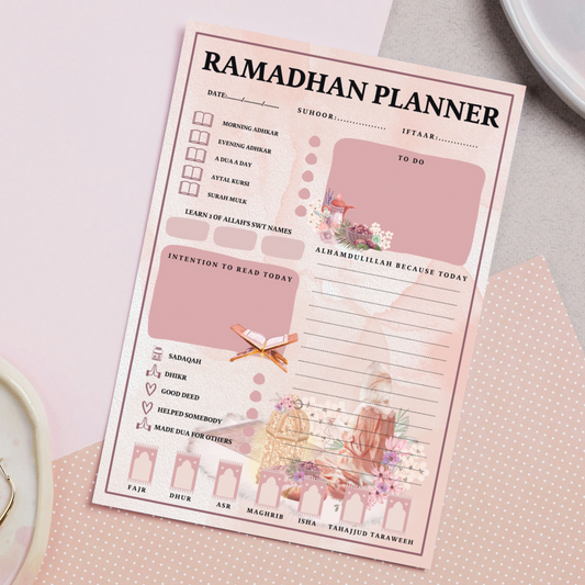 Blush Ramadan A5 Notepad
