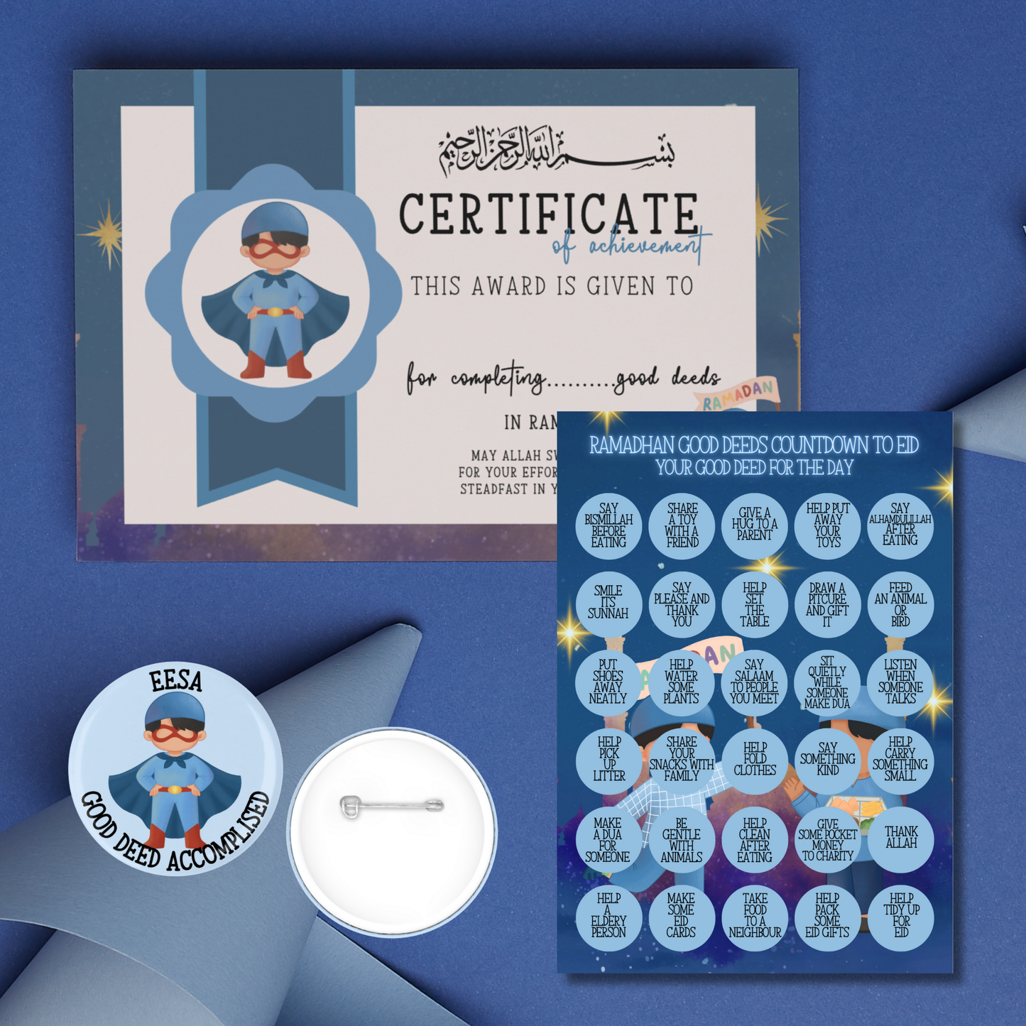 NEW FOR 2026 Infant Ramadan Good Deed Trackers