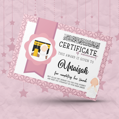 For Completing Umrah