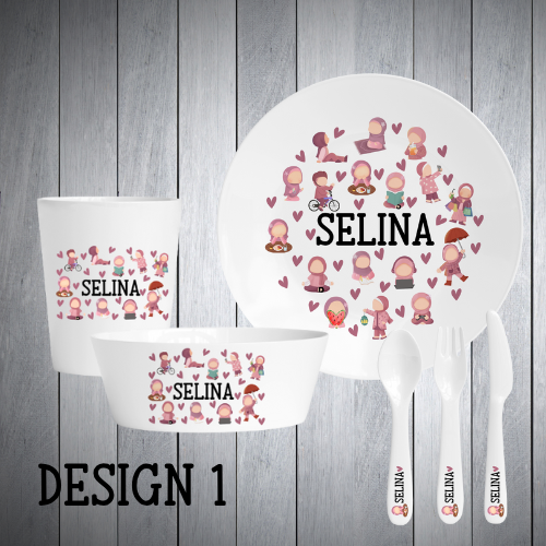 Childrens Personalised Dinnerware