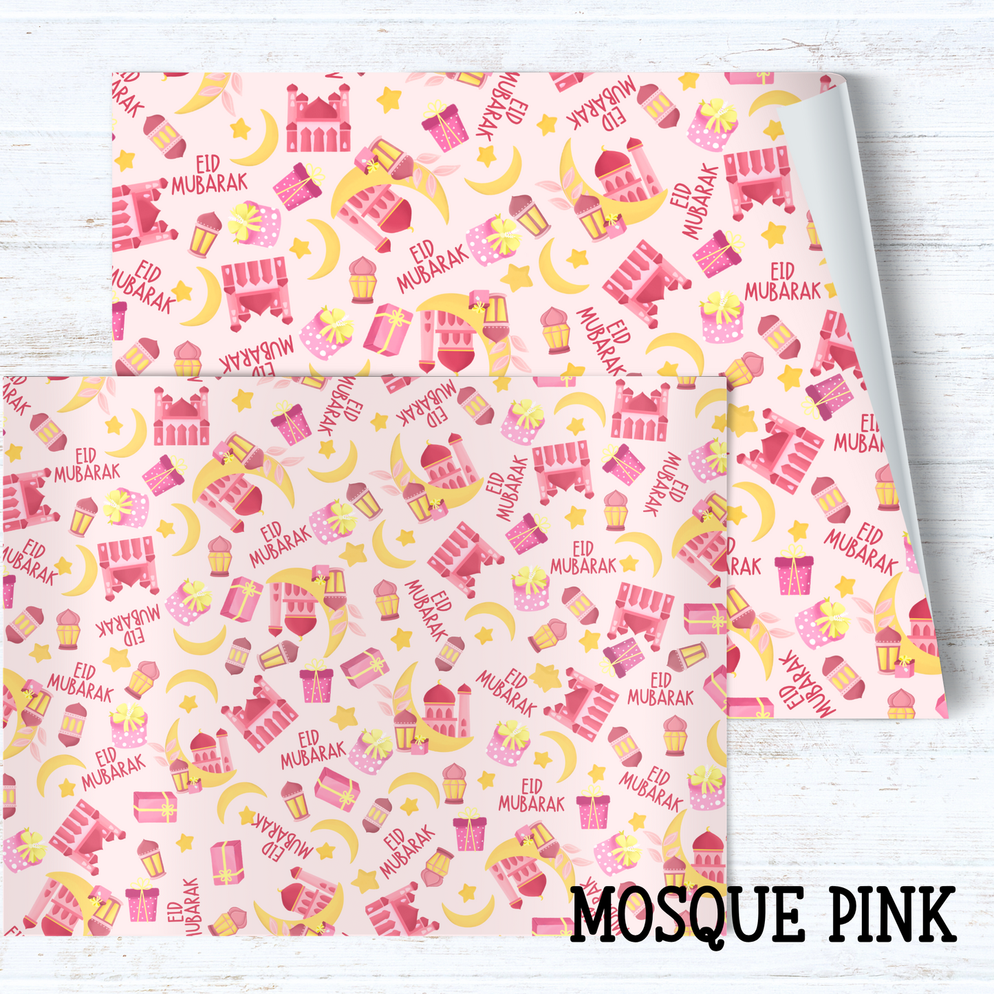 Eid Kids Mosque & Moon Wrapping Paper