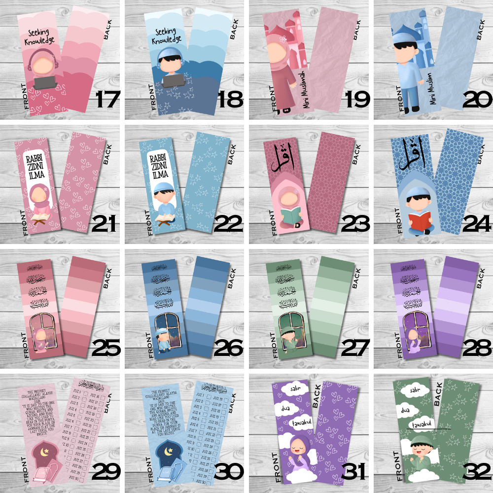 Children's Islamic Bookmarks