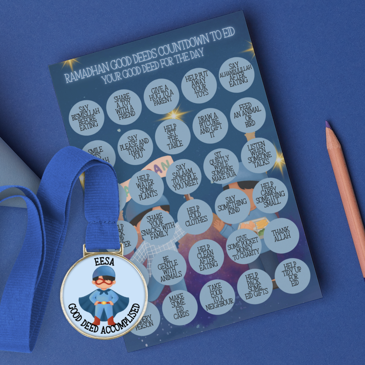 NEW FOR 2026 Infant Ramadan Good Deed Trackers