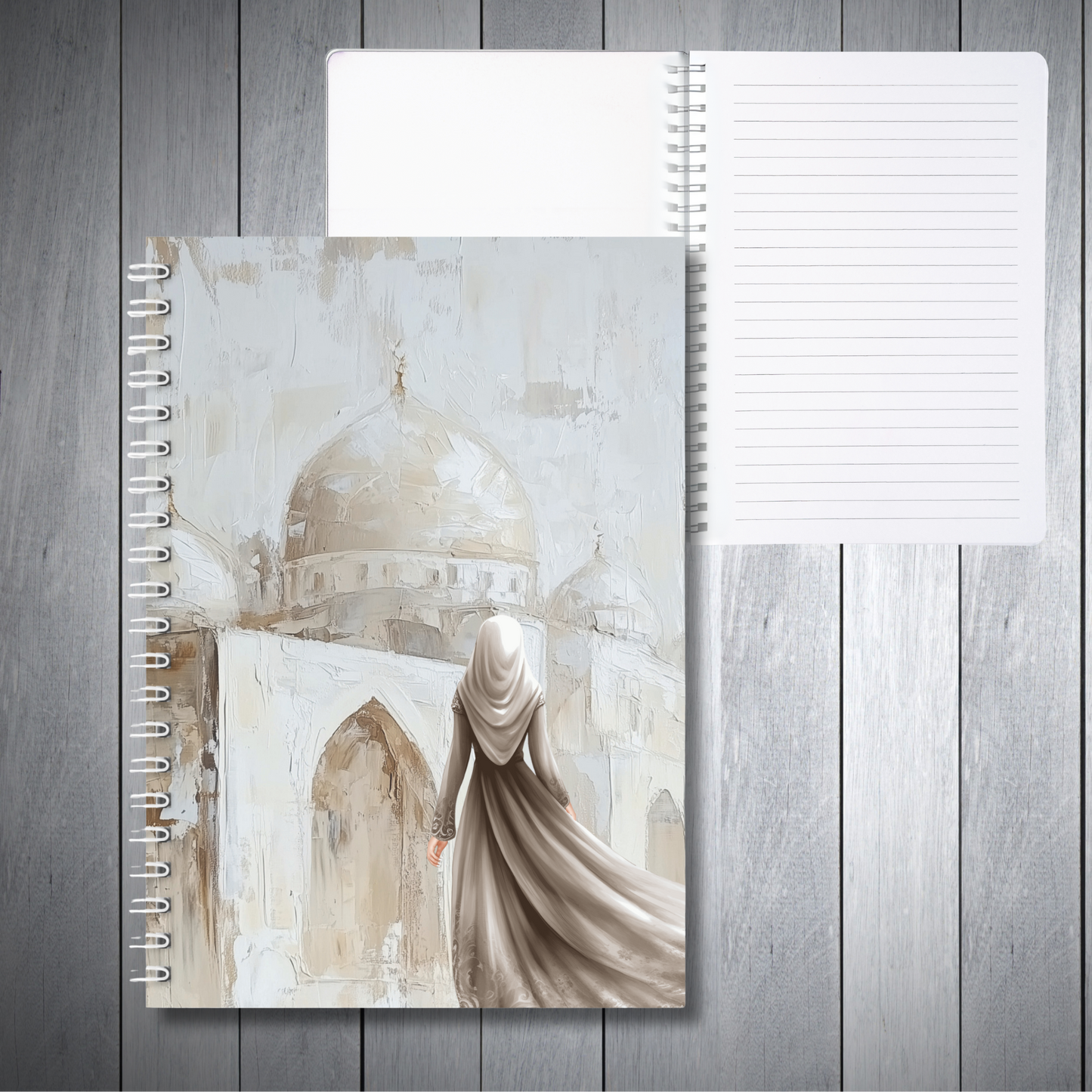 Hijabis In The City Spiral Notebook NouNou and Me