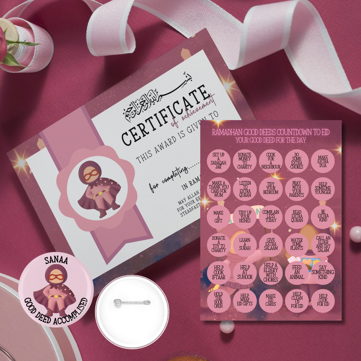 NEW FOR 2026 Junior Ramadan Good Deed Trackers