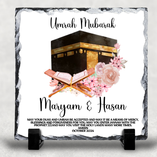 Personalised Hajj/Umrah Slate My Store