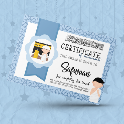 For Completing Umrah