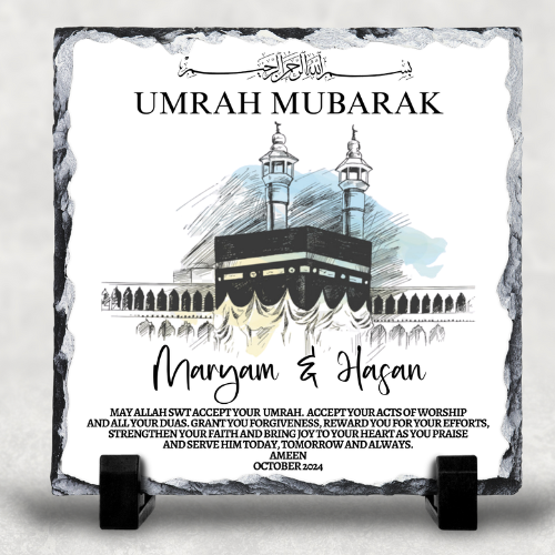 Personalised Hajj/Umrah Slate